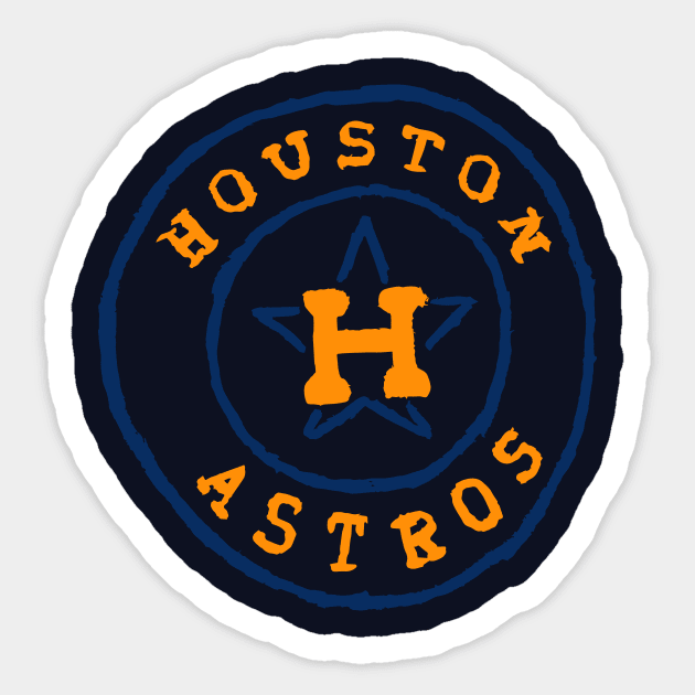 Houston Astroooos 06 Sticker by Very Simple Graph